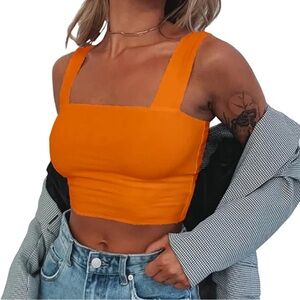 Strappy Crop Tank Top